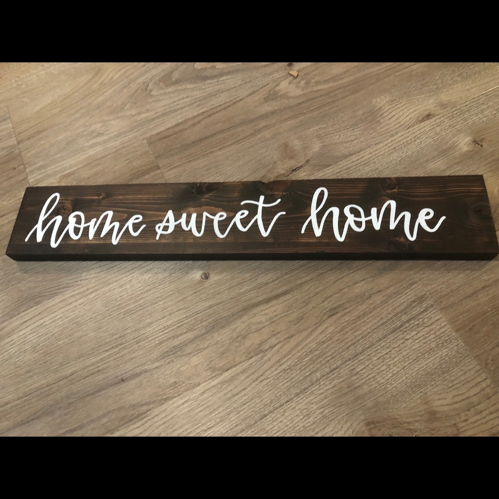 Painted custom wood signs